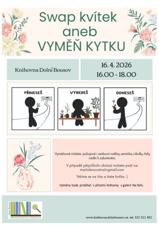 16.4. SWAP kytek a sazenic v knihovně